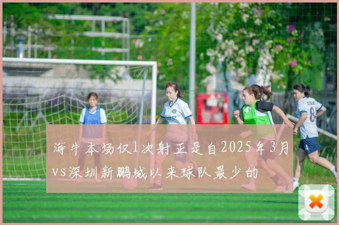 海牛本场仅1次射正是自2025年3月vs深圳新鹏城以来球队最少的